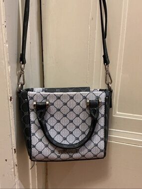 Steve Madden Blue & White Mini Satchel Crossbody